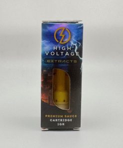 High Voltage Extracts - 100% Sauce Vape Carts (1 Gram)