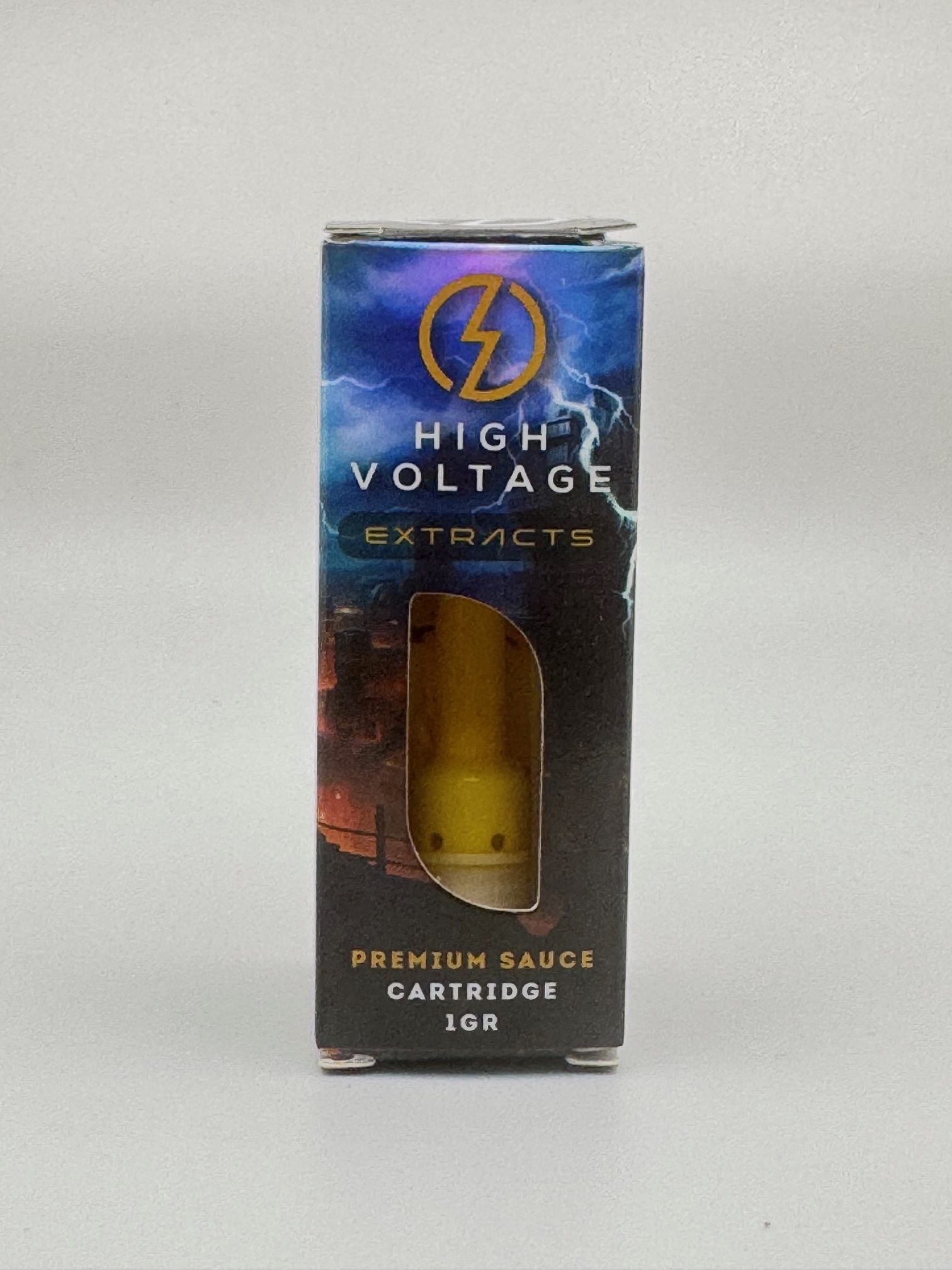 High Voltage Extracts - 100% Sauce Vape Carts (1 Gram)