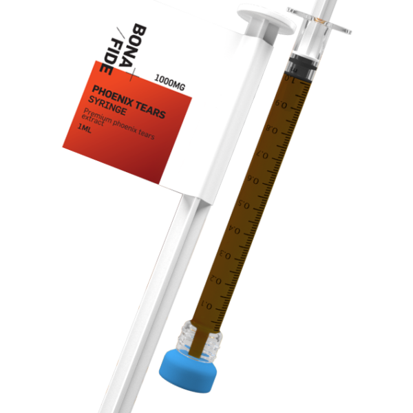 Source photograph: Bonafide – Phoenix Tears Syringe