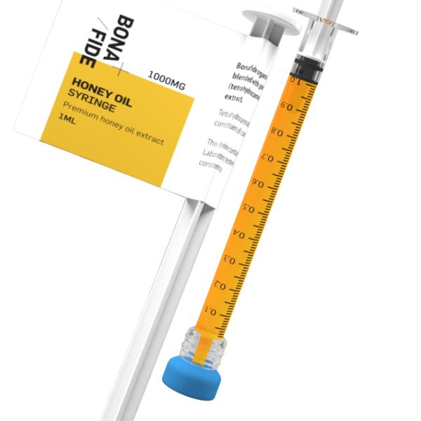 Source photograph: Bonafide – Honey Oil Syringe